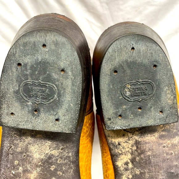 Nocona two toned leather western cowboy boots USA sz 14 - Picture 10 of 10